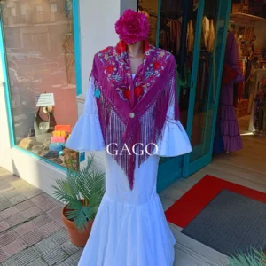 TRAJE DE FLAMENCA PLUMETI