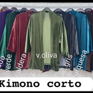 KIMONO CORTO TERCIOPELO