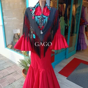 TRAJE DE FLAMENCA PLUMETI