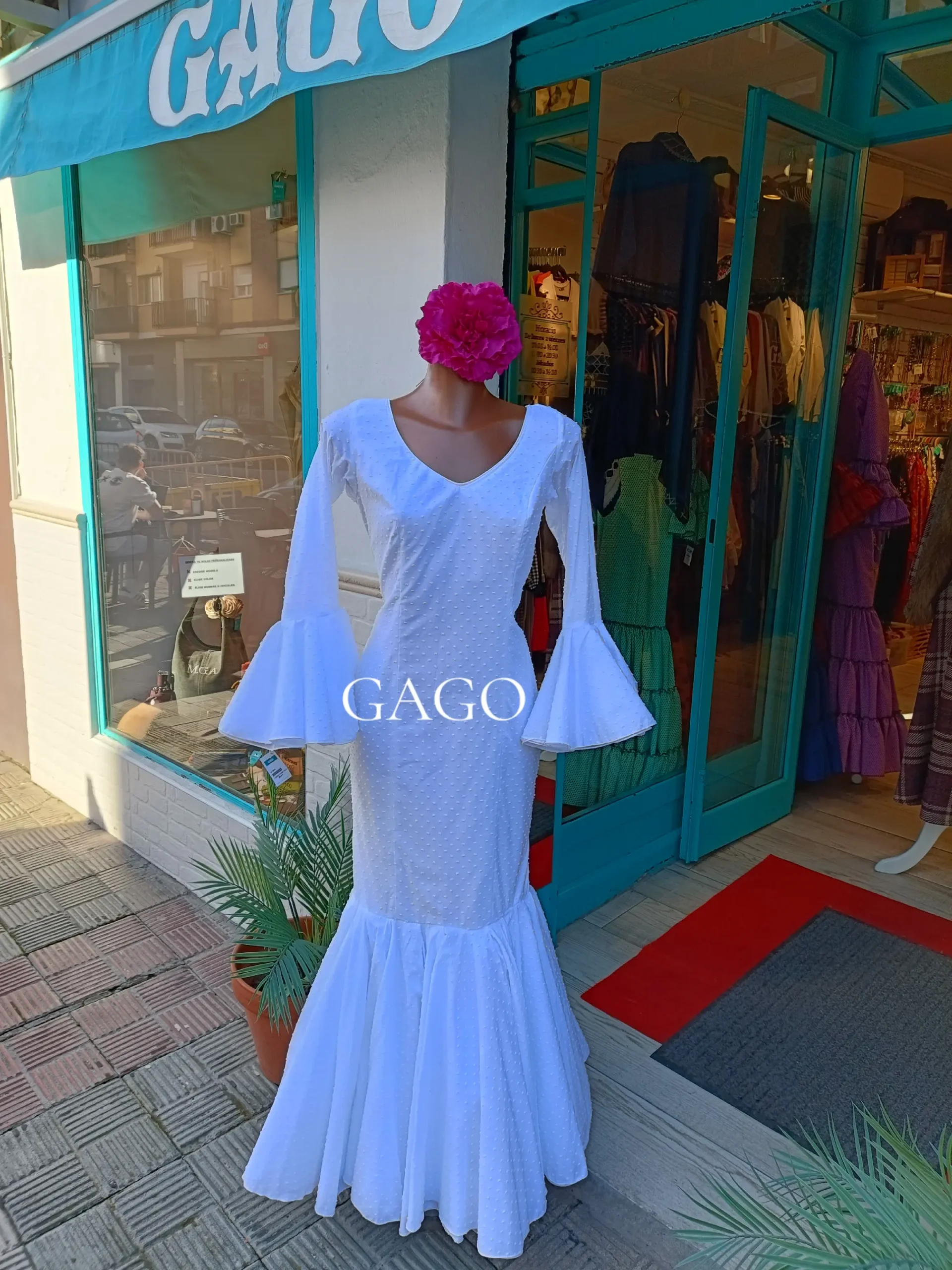 TRAJE DE FLAMENCA PLUMETI - Imagen 3